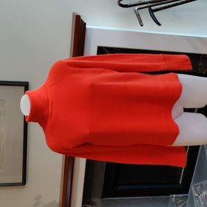 J Crew Wool/Alpaca Blend Sweater Small Orange